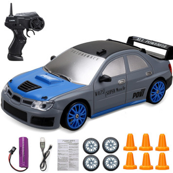 Радиоуправляемая машина для дрифта Subaru Impreza WRX (сменные колеса, фишки) - SC24A06