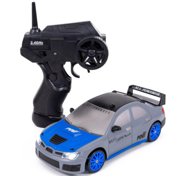 Радиоуправляемая машина для дрифта Subaru Impreza WRX (сменные колеса, фишки) - SC24A06