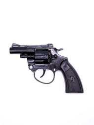 Револьвер металлический с глушителем (58мм) на 8 пистонов, длина 11,5см - TC7228B