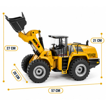 Радиоуправляемый погрузчик бульдозер HUI NA TOYS 1:14 2.4G - HN1583