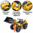 Радиоуправляемый погрузчик бульдозер HUI NA TOYS 1:14 2.4G - HN1583