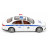 Радиоуправляемая металлическая полицейская машина Mercedes S600 1:22 - HCL-3613-WHITE