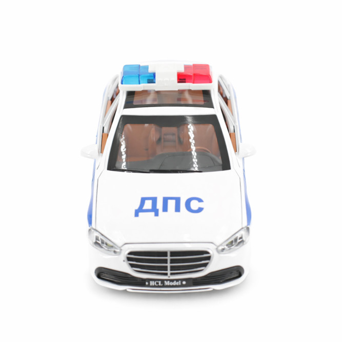 Радиоуправляемая металлическая полицейская машина Mercedes S600 1:22 - HCL-3613-WHITE