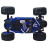 Радиоуправляемый синий краулер амфибия (2 АКБ 7.4В, свет, 1:10) - C1201W-BLUE-V2