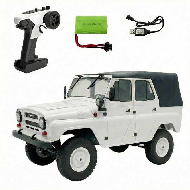 Радиоуправляемая машина УАЗ 469 белый 1:12 - WPLC94-WHITE