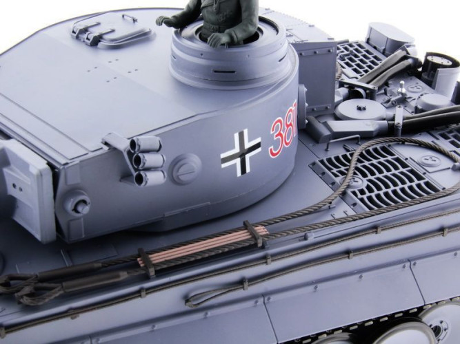 Радиоуправляемый танк Heng Long German Tiger MS version V7.0 масштаб 1:16 2.4G - 3818-1-UpgA-V7