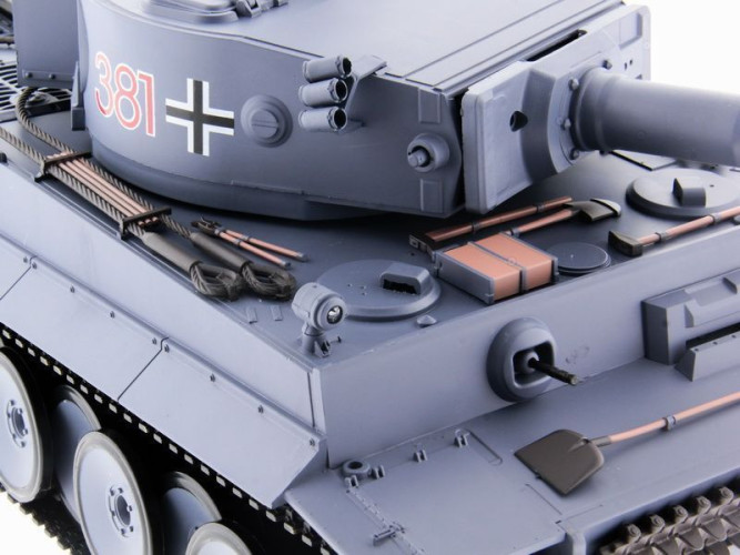 Радиоуправляемый танк Heng Long German Tiger MS version V7.0 масштаб 1:16 2.4G - 3818-1-UpgA-V7