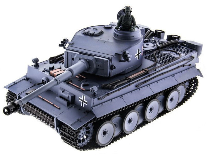 Радиоуправляемый танк Heng Long German Tiger MS version V7.0 масштаб 1:16 2.4G - 3818-1-UpgA-V7