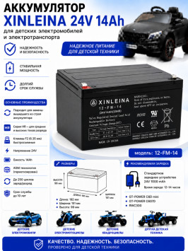 Аккумулятор XINLEINA 24V14Ah/20HR 12-FM-14 - X-12FM14