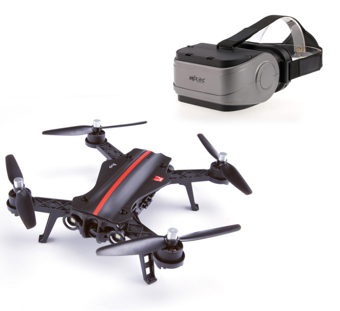 Радиоуправляемый квадрокоптер MJX Bugs 8 + FPV очки + FPV камера RTF 2.4G - MJX B8-G3-D43-C5830