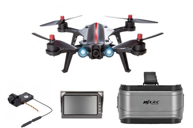 Радиоуправляемый квадрокоптер MJX Bugs 8 + FPV очки + FPV камера RTF 2.4G - MJX B8-G3-D43-C5830