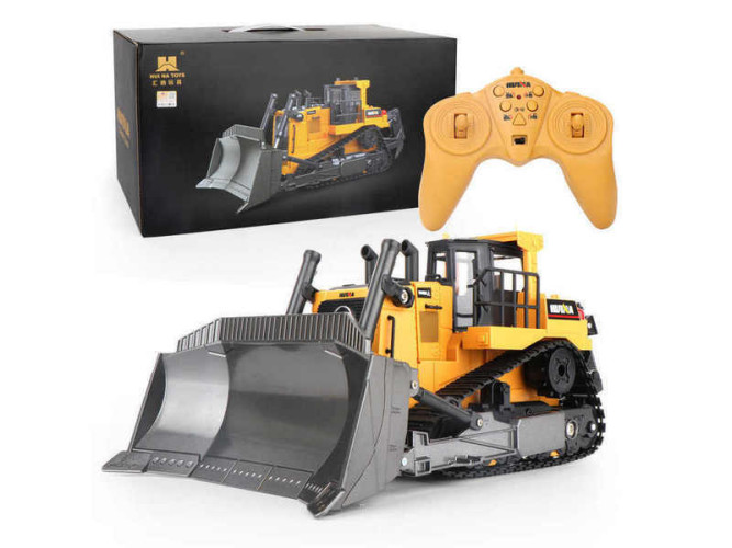 Радиоуправляемый бульдозер HUINA масштаб 1:16 2.4G - HN1569
