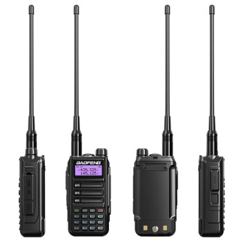 Рация (радиостанция) Baofeng Black UV-16 Pro Max V1 (5W) IP68 Type-C (2 АКБ) - UV-16-PRO-MAX-V1