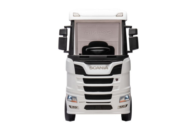 Детский электромобиль фура Scania 500R 4WD 12V - HL698-LUX-WHITE