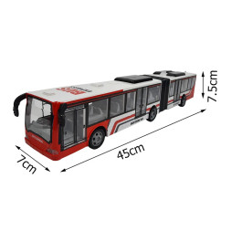 Радиоуправляемый автобус с гармошкой (красный) - 666-676NA-RED