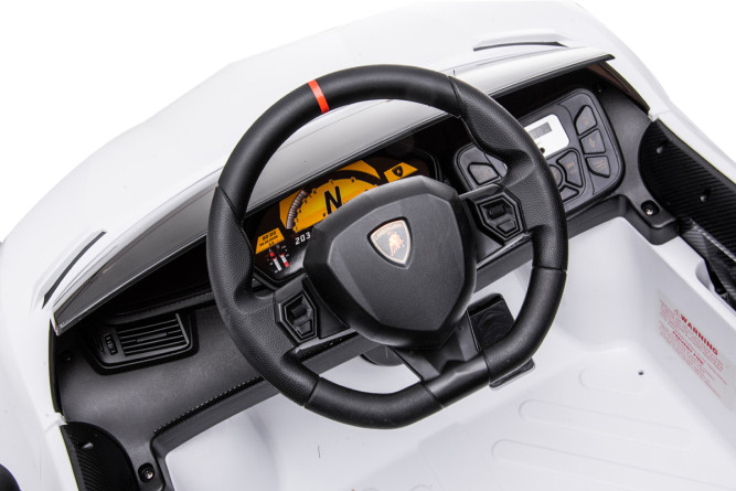 Детский электромобиль Lamborghini Aventador SV Roadster 2WD 12V - BDM0931-WHITE