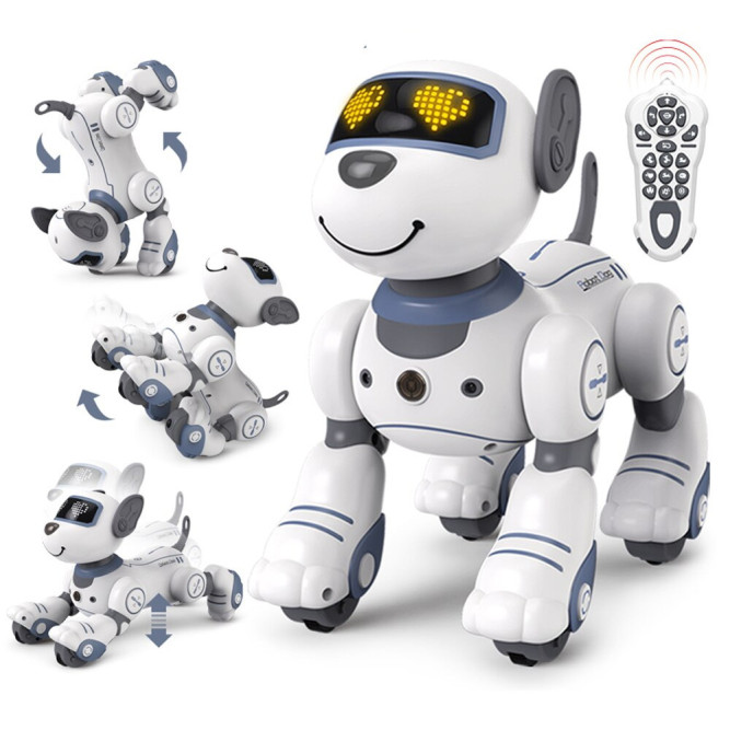 Радиоуправляемая интерактивная собака (русский звук, акб) - BG1533-BLUE