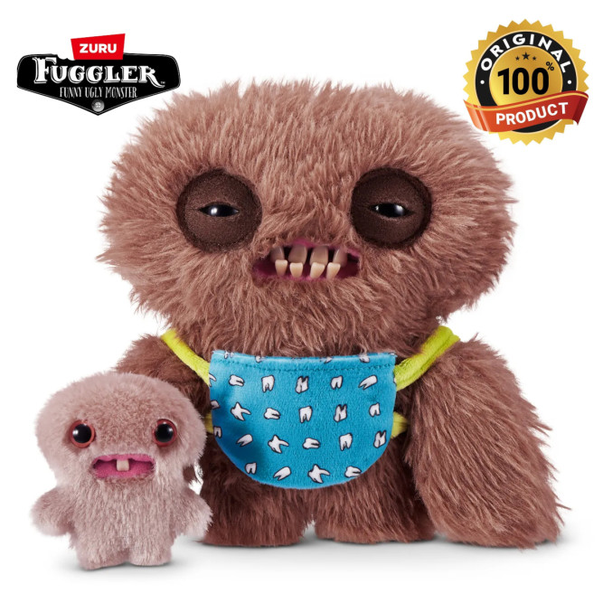 Мягкая игрушка FUGGLER Кальмар с малышом - 15732B