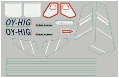 Набор наклеек Redwolf Art-tech 4C031