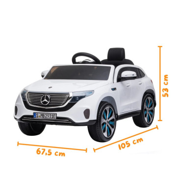 Детский электромобиль Mercedes EQC 400 12V 2WD - HL378-WHITE