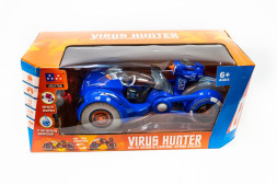 Радиоуправляемая трюковая машина Virus Hunter (пар, звук) - UD2175A-BLUE