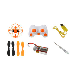 Радиоуправляемый квадрокоптер Helimax Orange SkyWalker в сетке - HM1340