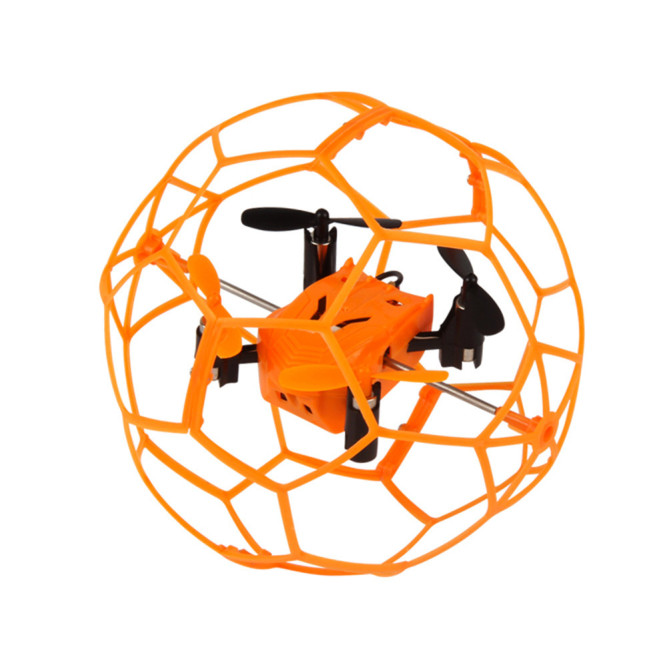 Радиоуправляемый квадрокоптер Helimax Orange SkyWalker в сетке - HM1340
