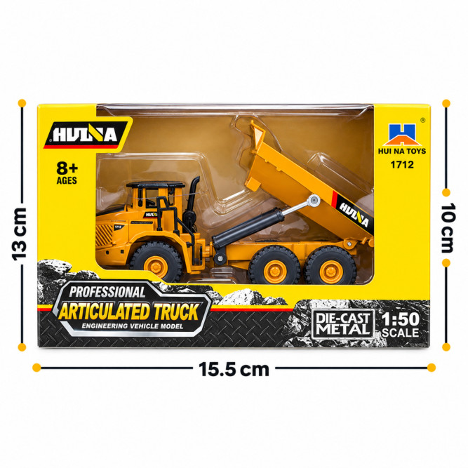 Металлический карьерный самосвал HuiNa Toys 1:50 - HN1712