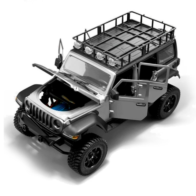 Радиоуправляемый внедорожник Wrangler 4WD 1:12 - MN-128-SILVER