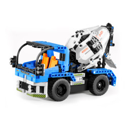 Конструктор грузовик QiHui 394 детали (2в1 бетономешалка и самосвал, пульт) - QH8023