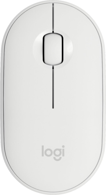Беспроводная компактная мышь Logitech Pebble M350 White - 910-005541
