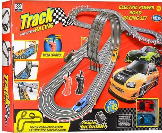 Детский автотрек BSQ (685 см, машинки на пульте, от сети) - 588-19