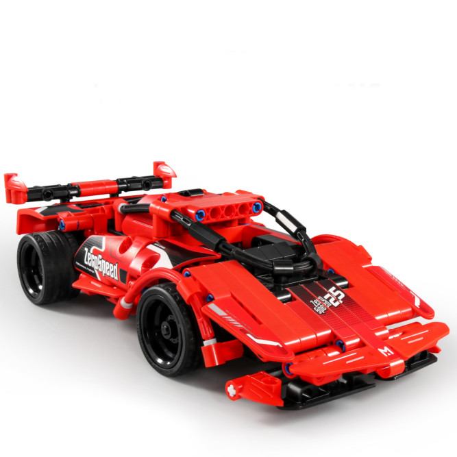 Конструктор машина QiHui 341 деталь (2в1 спорткар и джип, пульт) - QH8025