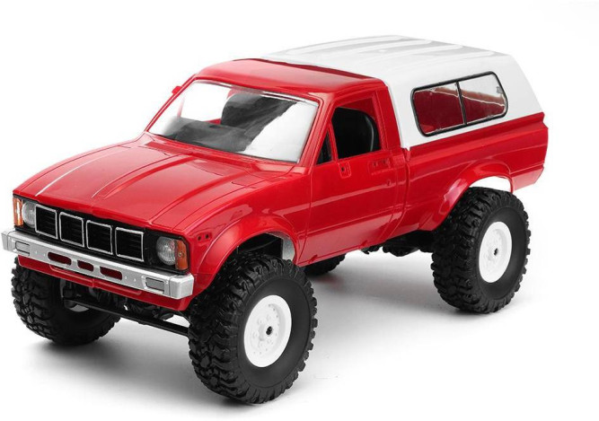 Радиоуправляемая машина WPL пикап Hilux (красная) 4WD 2.4G 1:16 RTR - WPLC-24-RED
