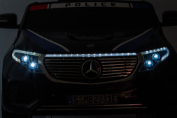 Детский электромобиль Mercedes Benz Police EQC 400 4MATIC - HL378-BLACK