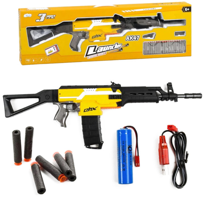 Автомат АК47 (92 см, на мягких пулях с аккумулятором) - 551A-6