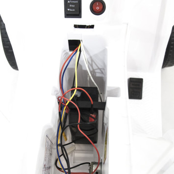 Детский квадроцикл R1 на резиновых колесах 6V - 3201-BLUE