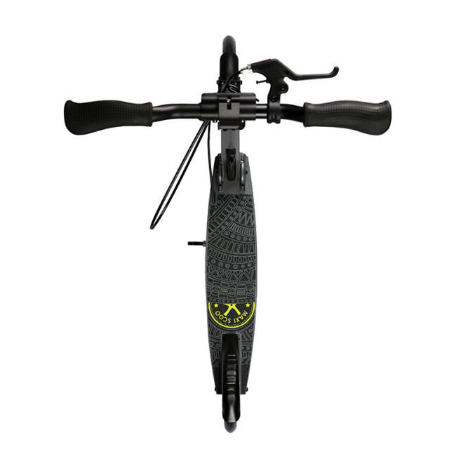 Самокат Двухколесный Складной, с Ручным Тормозом, Серый - MSC-L205A-G