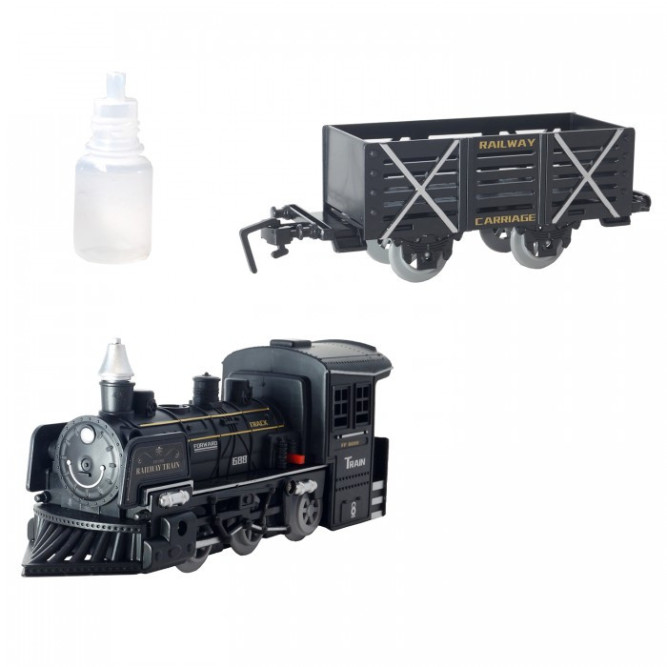 Железная дорога Fenfa (5 вагонов, звук, пускает пар) - 1603C