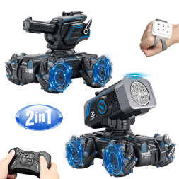 Радиоуправляемый дрифт танк 4WD (2в1: стреляет водяными пулями, пускаем пузыри) - UD2801A