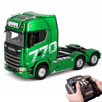 Радиоуправляемый тягач Scania HUINA масштаб 1:18 - HN1501-GREEN
