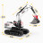 Радиоуправляемый экскаватор белый HUI NA TOYS масштаб 1:14 2.4G - HN1594-WHITE