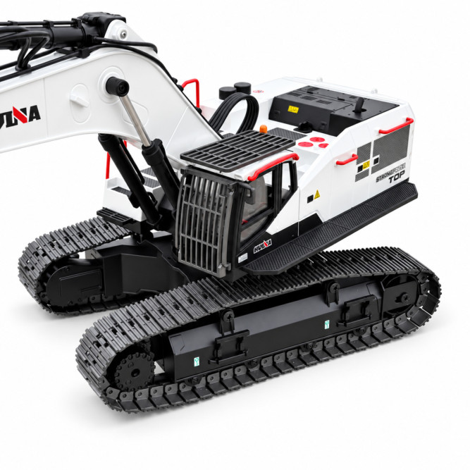 Радиоуправляемый экскаватор белый HUI NA TOYS масштаб 1:14 2.4G - HN1594-WHITE