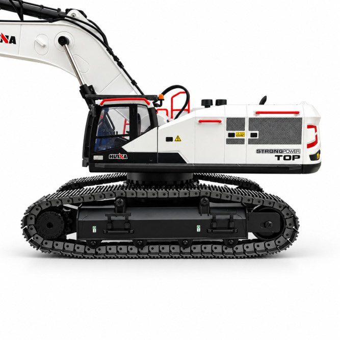Радиоуправляемый экскаватор белый HUI NA TOYS масштаб 1:14 2.4G - HN1594-WHITE