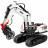 Радиоуправляемый экскаватор белый HUI NA TOYS масштаб 1:14 2.4G - HN1594-WHITE