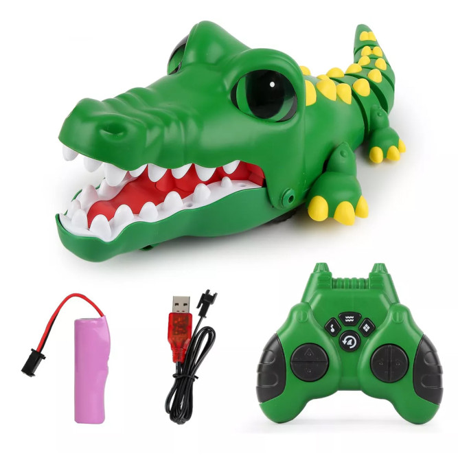Игрушечный крокодил на пульте управления (39.5 см, акб) - CS-YS07