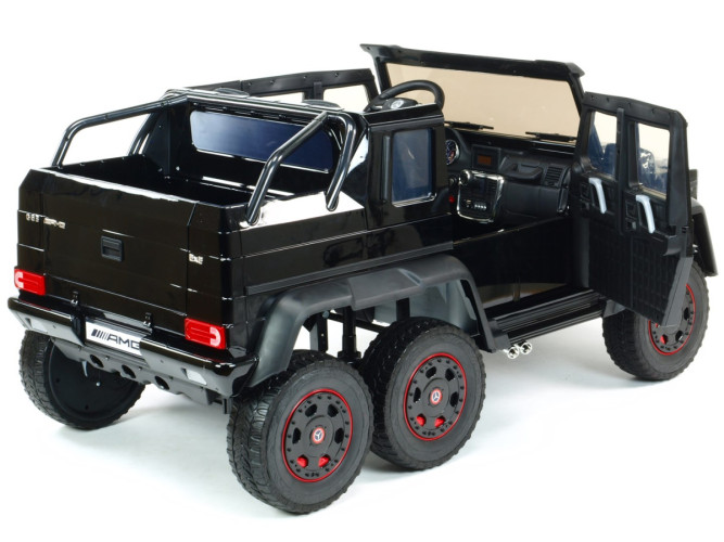 Двухместный электромобиль Mercedes Benz G63 6x6 4WD - ABL1801-BLACK-PAINT