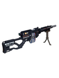 Винтовка черная на батарейках с мягкими пулями - G3B