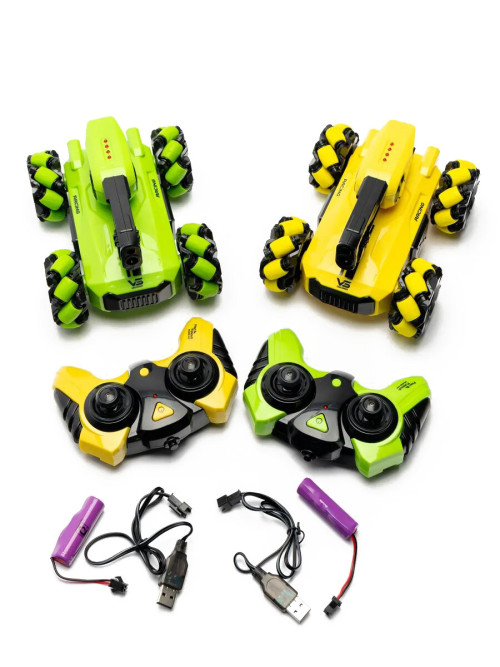 Радиоуправлямый танковый бой SYRCAR на дрифт колесах - 666-805A