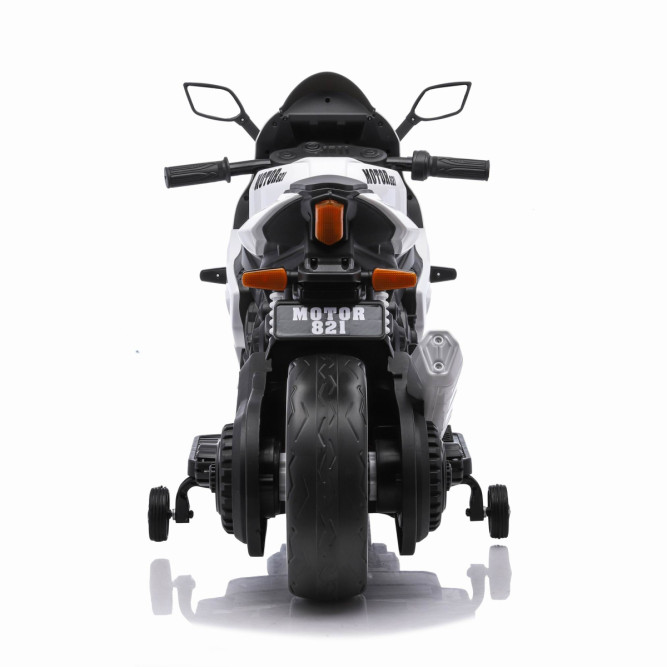 Детский электромотоцикл Ducati (12V, EVA, ручка газа, спидометр) - FT-821-WHITE